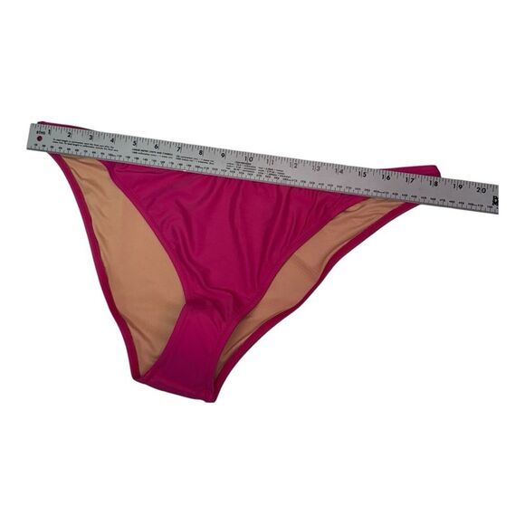 J.Crew Bikini Bottoms Size XXL Fuchsia Pink Recycled Polyamide Elastic Swimwear - Picture 5 of 7